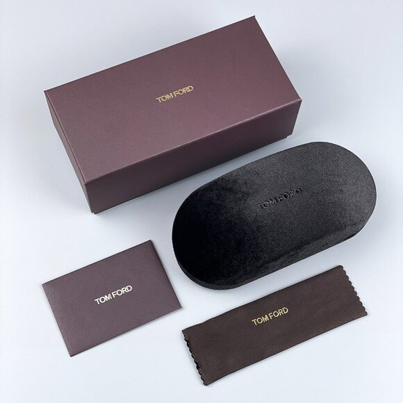 Tom Ford FT0653/S 28V Sunglasses Gold Rose Blue Mirrored Metal Cat Eye Women - Picture 12 of 12